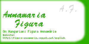annamaria figura business card